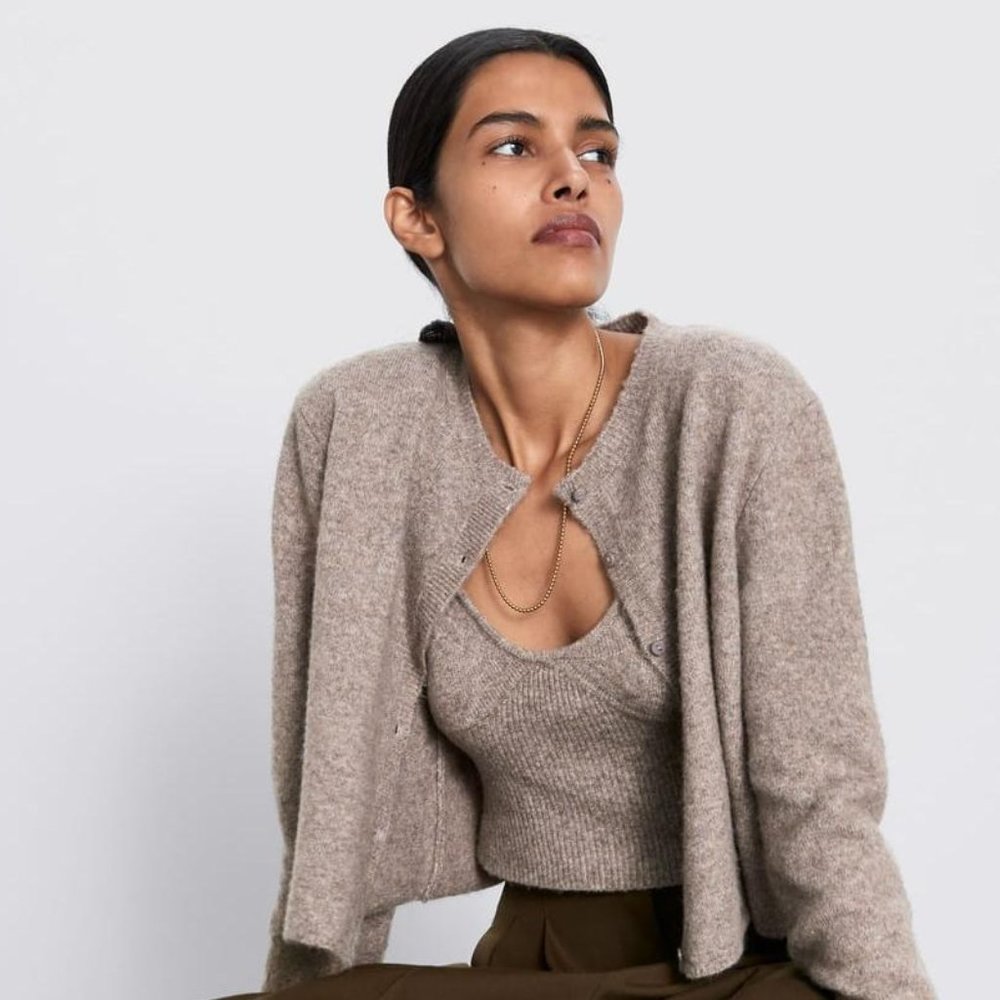 Zara Cardigan - Katie Holmes/Khaite Style